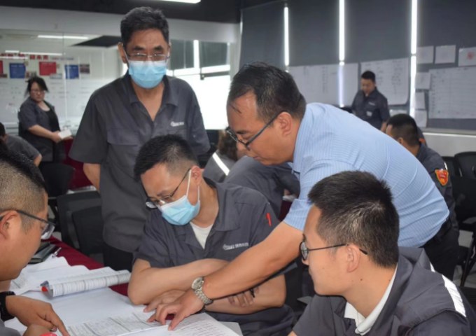 云潭老师带教辅导现场